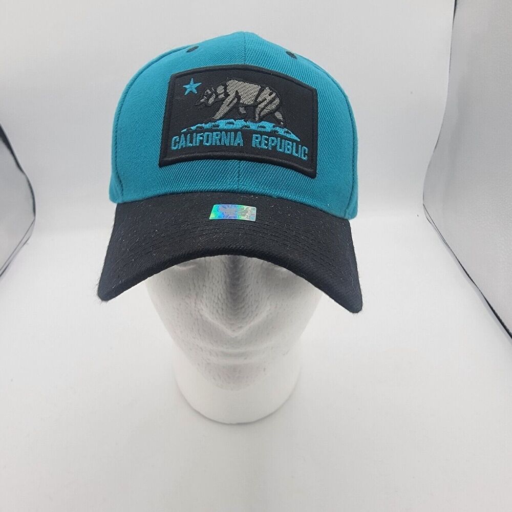 California Cap, Adjustable, Brand New, Green And Black Hat Mens Or Womens